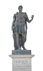 iulius caesar emperor statue