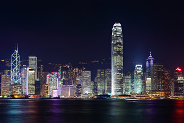 Fototapeta premium Hong Kong night
