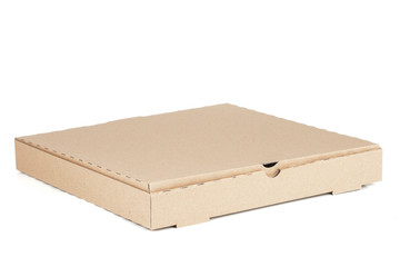 two empty pizza boxes