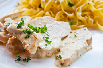 plate of pasta