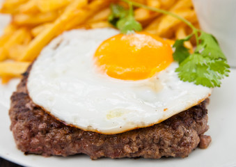 Egg and fries