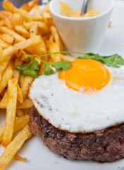 Egg and fries