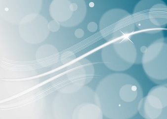 Blue background with lights and stripes