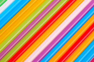 Obraz premium bright straws close up