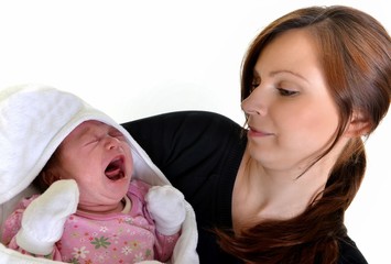 mère avec bébé