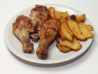 chicken cacciatore,hunter chicken, and potatoes