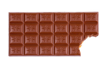 chocolate bar with bite