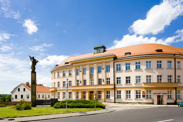 Fototapeta premium town hall, Nove Mesto nad Metuji, Czech Republic