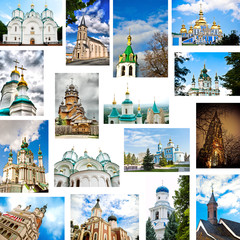 Obraz premium set of churches