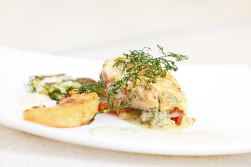 meat with vegetables