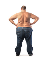 Fototapeta premium Fat man