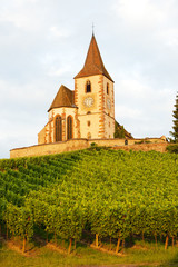 Fototapeta na wymiar Hunawihr, Alsace, France