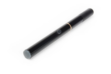 Black Electronic Cigarette on a white background