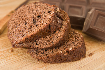 Chocolate cake.