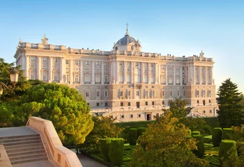 Fotobehang Madrid Palacio de Oriente-monument © lunamarina