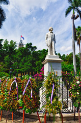 Statue of Carlos Manuel De Cespedes, Park in Havana, Cuba