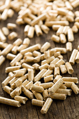 wooden pellet .ecological heating