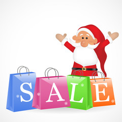 Christmas shopping bags