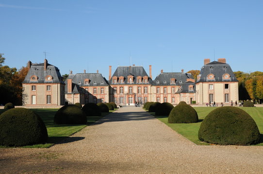 France,  château de Breteuil dans les Yvelines