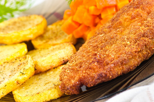 Parmesan Breaded Chicken Breast