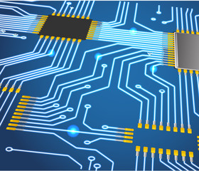 Abstract chip background