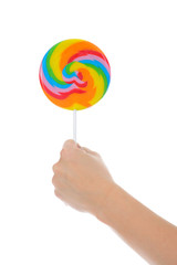 Large lollipop on stick