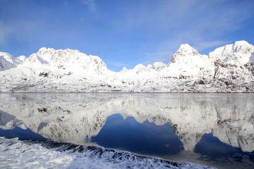 Ici fjord mirrors