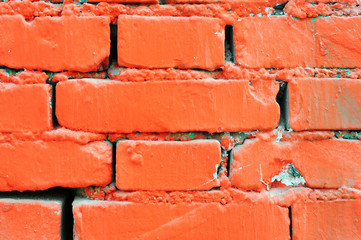 Obraz premium Red brick wall background