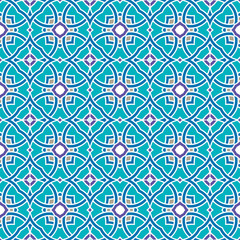 Design for seamless tiles with geometric lines and squares