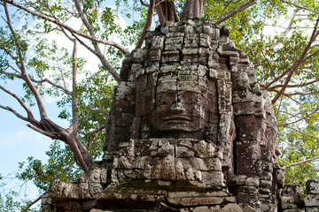 Fototapeta na wymiar Ta Som świątynia. Angkor, Kambodża