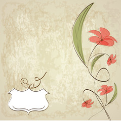 customizable floral background