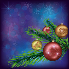 Fototapeta na wymiar Colorful Christmas background. EPS 10