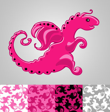 Nice pink dragon