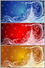 Bright Christmas card