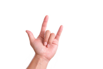 Rock and Roll Hand gesture