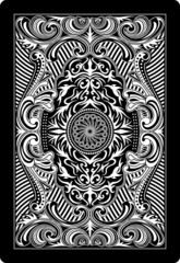 playing card back side 62x90 mm