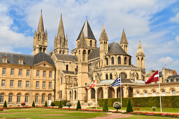 Fototapeta na wymiar Caen (Normandy, France), Abbaye aux hommes