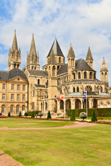 Fototapeta na wymiar Caen (Normandy, France), Abbaye aux hommes