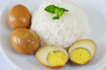 rice and egg