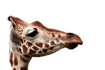 Portrait of a nice giraffe