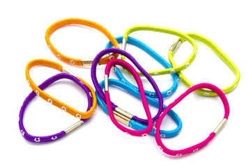 Colorful rubber bands