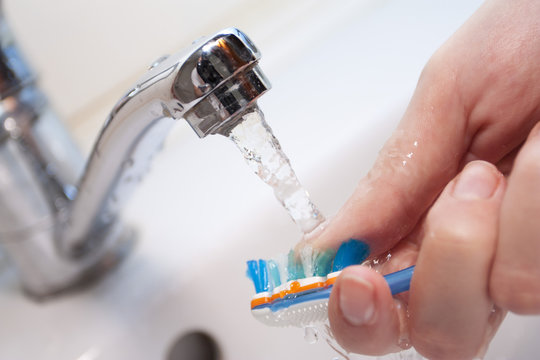 Tooth-brush washing