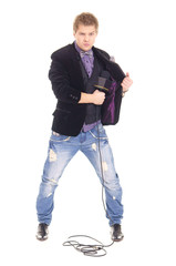 correspondent on white