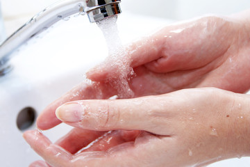 Fototapeta premium Washing of hands
