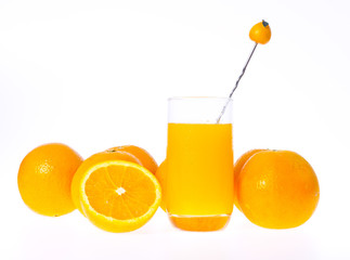 orange juice glass