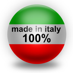 Made in italy 100% (vector)