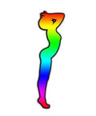 Attractive Female Outline