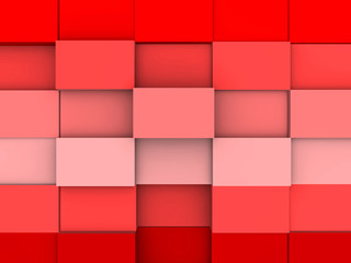 illustration of a red square abstract background