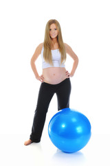 Beautiful pregnant woman