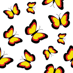 butterflies seamless